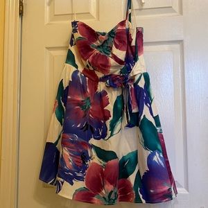 Floral spaghetti strap dress